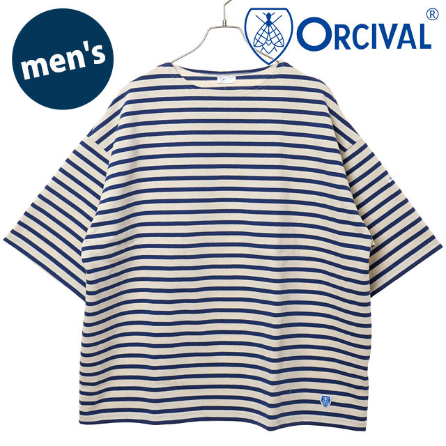 オーチバル　カットソー　5 新品未使用 楽天市場】オーシバル/ORCIVAL ボートネック太ボーダーS/S