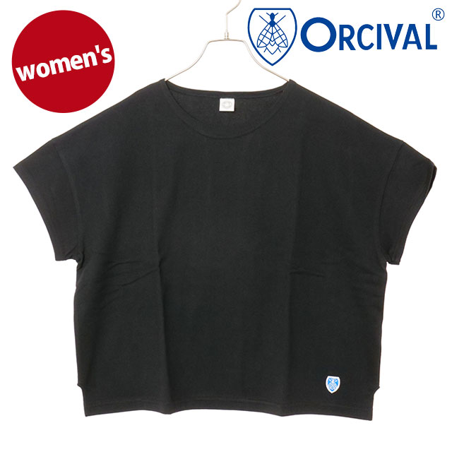 オーシバル ORCIVAL ボートネック ショートスリーブプルオーバー [OR-C0335-BFJ SS25] BOAT NECK S/S P.O.日本製 レディース トップス カットソー 半袖Tシャツ BLACK 【メール便可】 正規取扱店