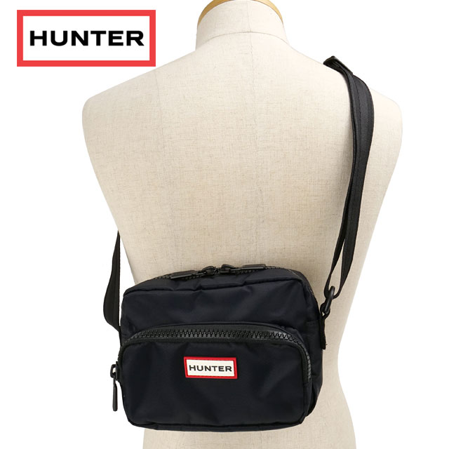 ハンター HUNTER ナイロン クロスボディバッグ [UBX3930KBM SS25] NYLON CROSSBODY メンズ・レディース 鞄 ショルダーバッグ BLACK 正規取扱店