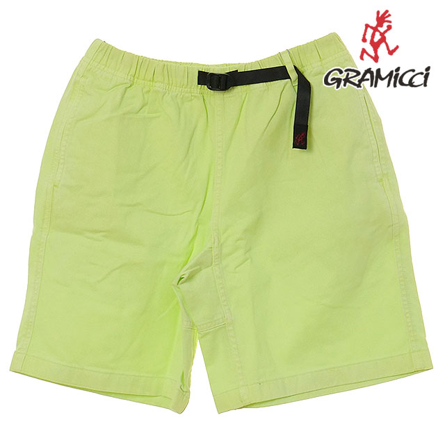 グラミチ Gramicci ジーショーツ ピグメントダイ [G4SM-P123 SS25] G-SHORT PIGMENT DYED メンズ ボトムス ハーフパンツ コットンツイル KIWI-PIGMENT 正規取扱店