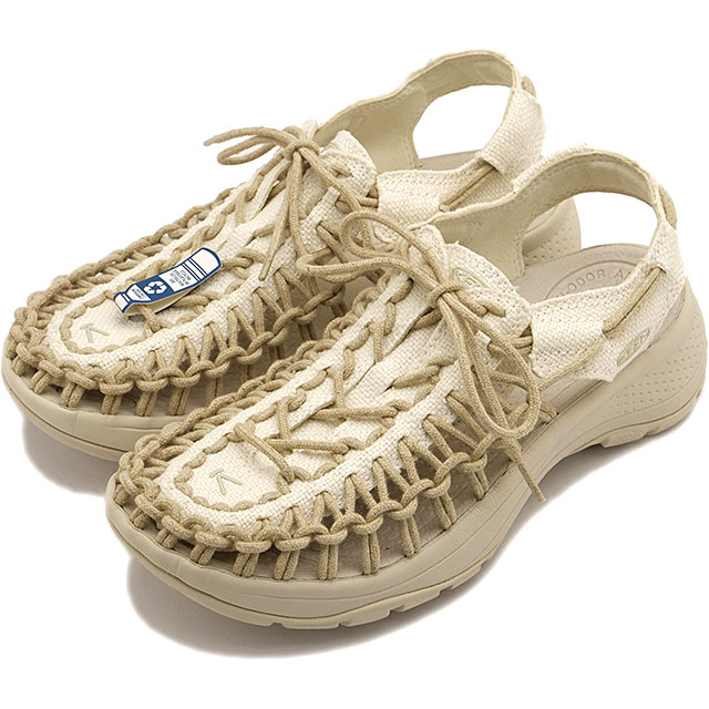 キーン KEEN サンダル ユニーク [1030390 SS25] W UNEEK ASTORIA CANVAS レディース 靴 シューズ スニーカー キャンプ アウトドア BIRCH/BIRCH ホワイト 正規取扱店