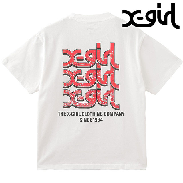 エックスガール X-girl ボックスロゴ アンド フェイス ショートスリーブTシャツ 105252011020 SU25 トップス 半袖 xgirl WHITE ホワイト 白  正規取扱店 楽天市場】エックスガール X-girl ボックスロゴ アンド フェイス