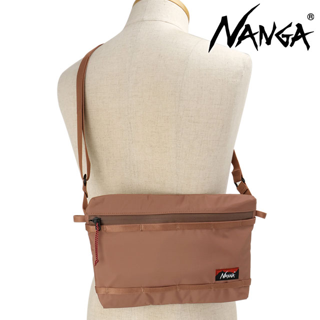 ナンガ NANGA オーロラテックス サコッシュ [NA2441-3A199 SS25] AURORA TEX SACOCHE メンズ・レディース 鞄 ショルダーバッグ アウトドア M.BRN 正規取扱店