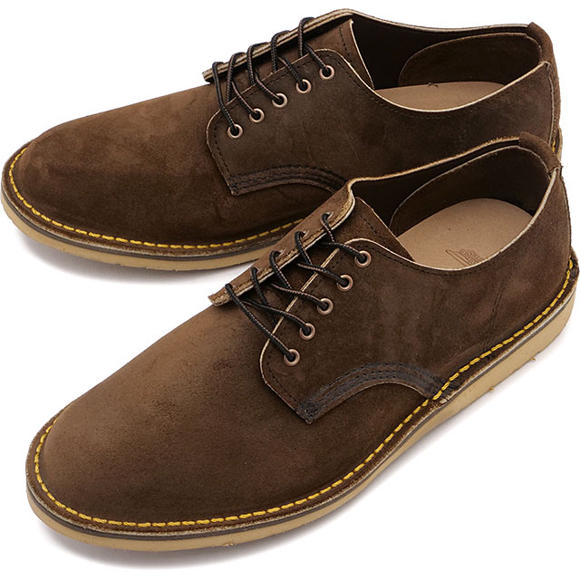 返品交換送料無料 レッドウィング REDWING ウィークエンダー オックスフォード [3606 SS25] WEEKENDER OXFORD メンズ 靴 Dワイズ ローカットブーツ red wing チョコレート・ミュールスキナー 正規取扱店