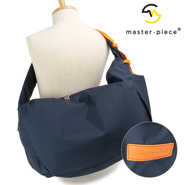 マスターピース master-piece アーク ショルダーバッグ [224060 SS25] 24L Ark SHOULDER BAG メンズ・レディース 鞄 日本製 ボディバッグ ワンショルダー アウトドア NAVY 正規取扱店｜mischief シューズ＆アパレル