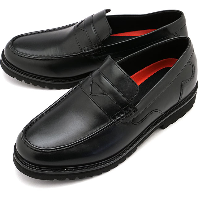 【30%OFF/SALE】ロックポート ROCKPORT コインローファー マーベリック ペニー [RMF-B25S24W SS25] MAVERICK PENNY メンズ 革靴 ワイドワイズ ビジネス カジュアルシューズ BLACK 正規取扱店【ts】【e】