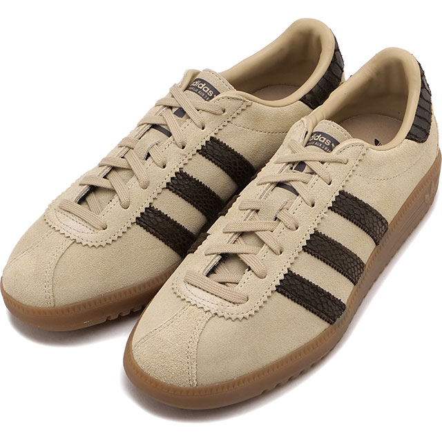アディダス オリジナルス adidas Originals スニーカー レディース アディダス バミューダ ウィメンズ [IH4183 SS26] adidas BRMD W スエード ローカット ベージュ系 ストーンカーキ/オーロラコーヒー/ガム 正規取扱店