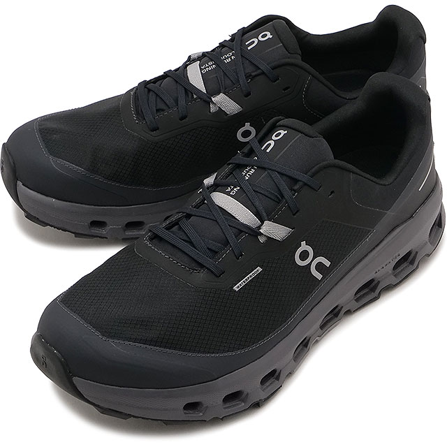 オン On スニーカー メンズ クラウドビスタ 2 ウォータープルーフ [3ME30140106 SS26] Cloudvista 2 Waterproof 軽量 防水 ランニングシューズ オフィス ジム アーバン ブラック Black/Eclipse 正規取扱店｜mischief シューズ＆アパレル