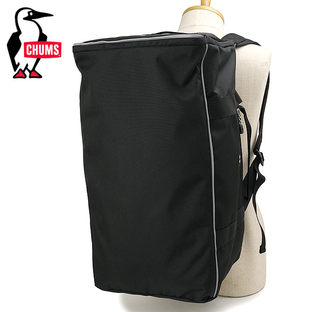 【先着で限定プレゼント！】チャムス CHUMS リサイクルチャムス2ウェイボストンバッグ35L [CH60-4026 SS26] Recycle CHUMS 2way Boston Bag 35 メンズ・レディース ユニセックス 鞄 デイパック ジムバッグ ブラック Black 正規取扱店