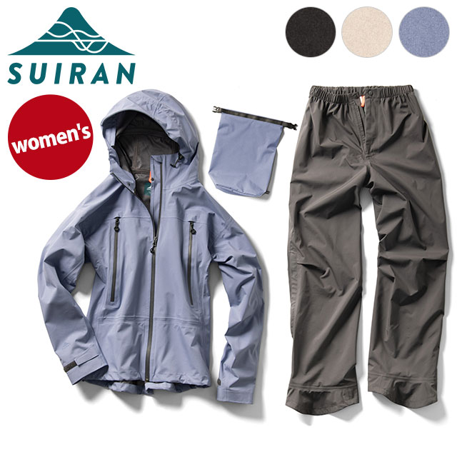 【4/18限定 最大P31倍】スイラン SUIRAN レディース シルベレインスーツ [SR-100W SS26] SHIRUBE RAIN SUITS W'S セットアップ アウター・ボトムス・収納袋 ライトハイク 防水 梅雨 正規取扱店 11,715円