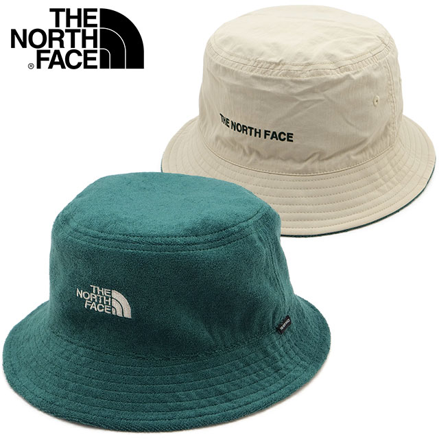 ザ・ノース・フェイス THE NORTH FACE リバーシブルミニパイルバケットハット [NN02639-TF SS26] Reversible Mini Pile Bucket Hat メンズ・レディース 帽子 UVケア TNFグリーン/フォッシルアイボリー 【メール便可】 正規取扱店