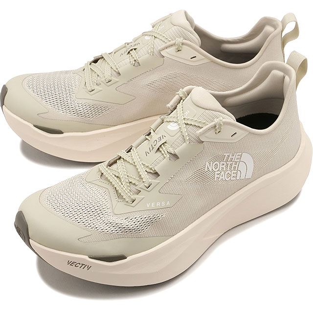 【4/15限定 最大P28倍】ザ・ノース・フェイス THE NORTH FACE スニーカー メンズ ベクティブバーサ [NF52602-WC SS26] VECTIV Versa 厚底 ランニングシューズ 白 ホワイトデューン/カラカッタ 正規取扱店