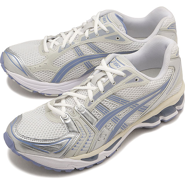 アシックス スポーツスタイル ASICS SportStyle スニーカー メンズ ゲルカヤノ14 [1203A537-115 SS26] GEL-KAYANO 14 靴 シューズ フットウェア ジャパンブランド ホワイト WHITE/LIGHT-NAVY 正規取扱店【cp】｜mischief シューズ＆アパレル
