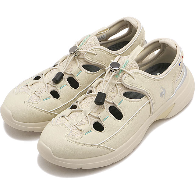 【4/15限定 最大P28倍】ルコック le coq sportif スニーカー レディース LCS ロレーヌ SS [LU6SSN21LZ SS26Q2] LCS LORRAINE SS 靴 シューズ ワイド設計(3E相当) BGSL ベージュ/シルバー 正規取扱店