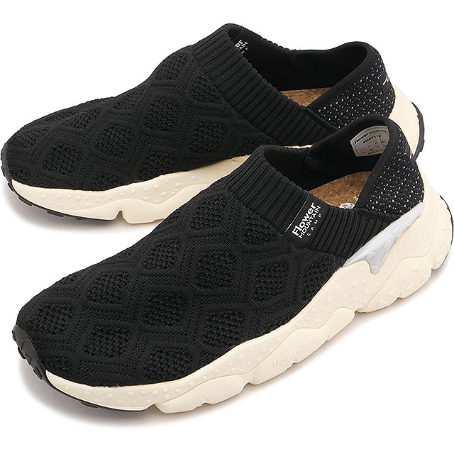 返品交換送料無料 フラワーマウンテン Flower MOUNTAIN スニーカー キャンプ ニット [FM67116 SS26] CAMP KNIT メンズ・レディース ユニセックス 靴 コンフォートシューズ スリッポン 黒 Black 正規取扱店
