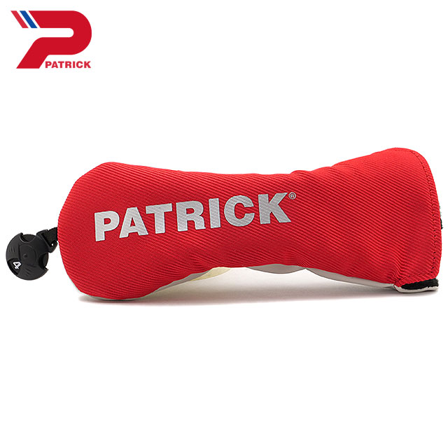 パトリック ゴルフ PATRICK GOLF ユーティリティ用 ヘッドカバー LP [263-837 SS26] HEAD COVER LP UT ハイブリッド用 おしゃれ シンプル ゴルフコンペ ギフト レッド RED 正規取扱店
