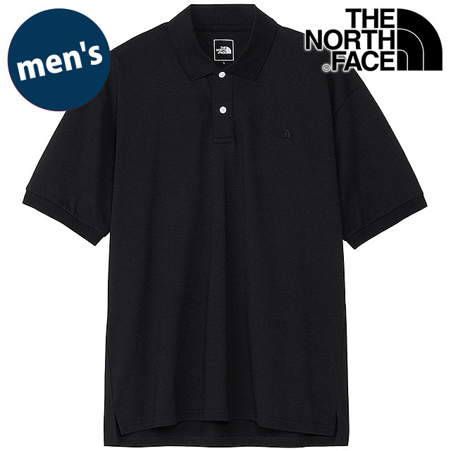 ザ・ノース・フェイス THE NORTH FACE ポロシャツ メンズ ショートスリーブエニーパートポロ [NT12637-K SS26] S/S Any Part Polo ユニセックス トップス 半袖 無地 UVケア 黒 ブラック 【メール便可】 正規取扱店