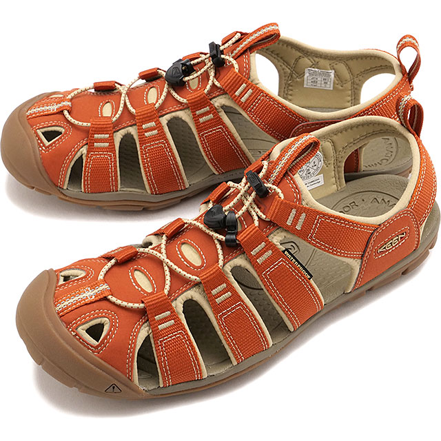 キーン KEEN サンダル メンズ クリアウォーター シーエヌエックス [1032516 SS26] M CLEARWATER CNX キャンプ アウトドア タウン 軽量 トラベル シューズ 赤茶 BURNT-BRICK/SAFARI 正規取扱店
