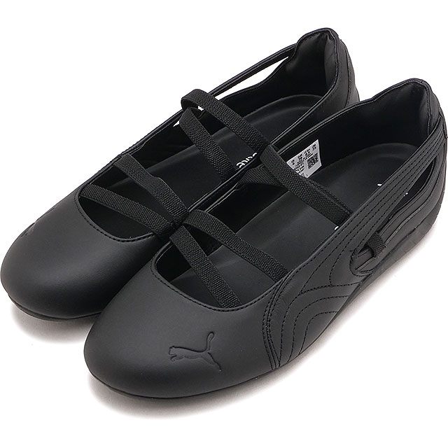 【4/20限定 最大P28倍】プーマ PUMA スニーカー レディース スピードキャット バレエ レザー ウィメンズ [406144-01 SS26] SPEEDCAT BALLET LTHR WNS 薄底 シューズ フェミニン タウン カジュアル ブラック PUMA-Black 正規取扱店