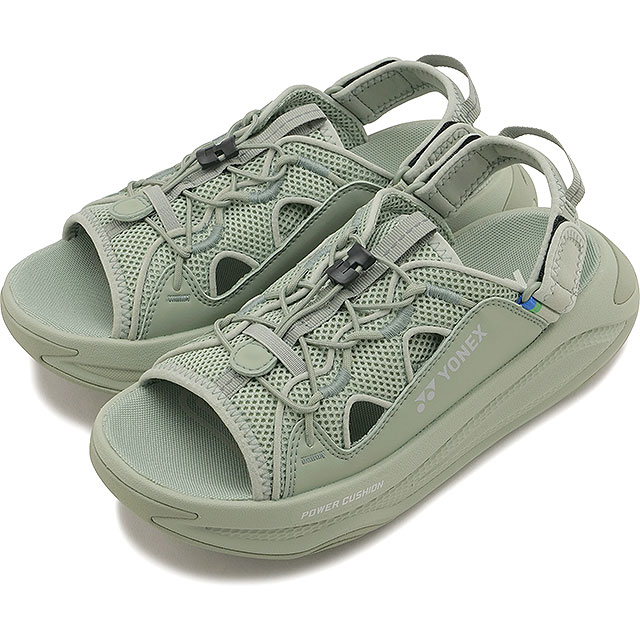 【先着で限定プレゼント】ヨネックス YONEX サンダル レディース ワイワイ ラフトロッカー [SHWRA1-003 SS26] YY-RAFTROCKER 靴 2WAY スライドサンダル オフコートサンダル グリーン 正規取扱店