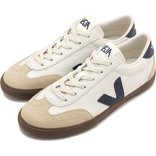 ヴェジャ VEJA スニーカー レディース ボレー [VO2003531 SS26] VOLLEY 靴 レザーシューズ 白 WHITE/NAUTICO/BARK 正規取扱店