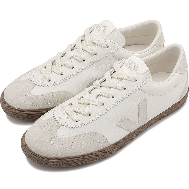 ヴェジャ VEJA スニーカー レディース ボレー [VO2021383 SS26] VOLLEY 靴 レザーシューズ ガムソール 白 WHITE/NATURAL/BARK 正規取扱店