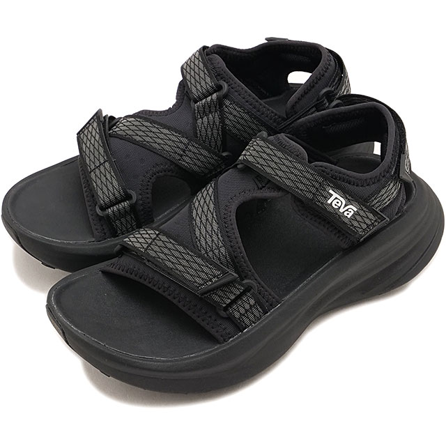 テバ Teva サンダル レディース アベントレイル アールツーティー [1172831-BCBK SS26] W AVENTRAIL R2T 靴 デイリーランサンダル 軽量 黒 BLACK/BLACK 正規取扱店