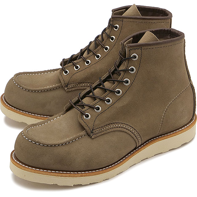 返品交換送料無料 レッドウィング REDWING ブーツ メンズ 6インチ クラシックモック [8838 SS26] 6-INCH CLASSIC MOC 靴 Dワイズ ワークブーツ ベージュ サンドストーン・モハヴェ 正規取扱店 33,248円