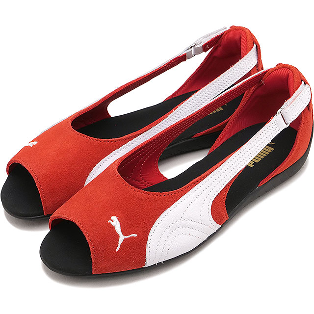 プーマ PUMA レディース スピードキャット サンダル [404839-02 SS26] SPEEDCAT SANDAL 薄底 シューズ タウン カジュアル レッド For-All-Time-Red 正規取扱店