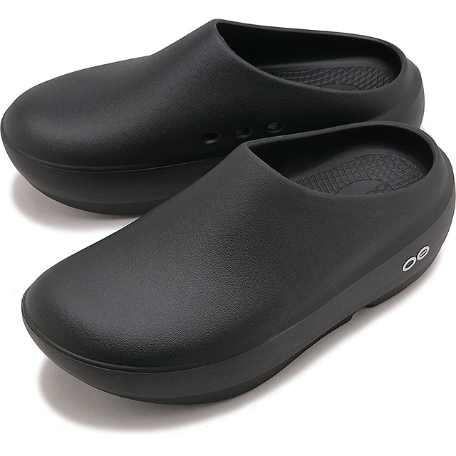 【6か月保証】ウーフォス OOFOS リカバリーサンダル ウークルッグプラス [2001120050261 SS26] OOcloog+ メンズ・レディース ユニセックス 靴 厚底 疲労回復サンダル スライドサンダル 黒 Black 正規取扱店｜mischief シューズ＆アパレル