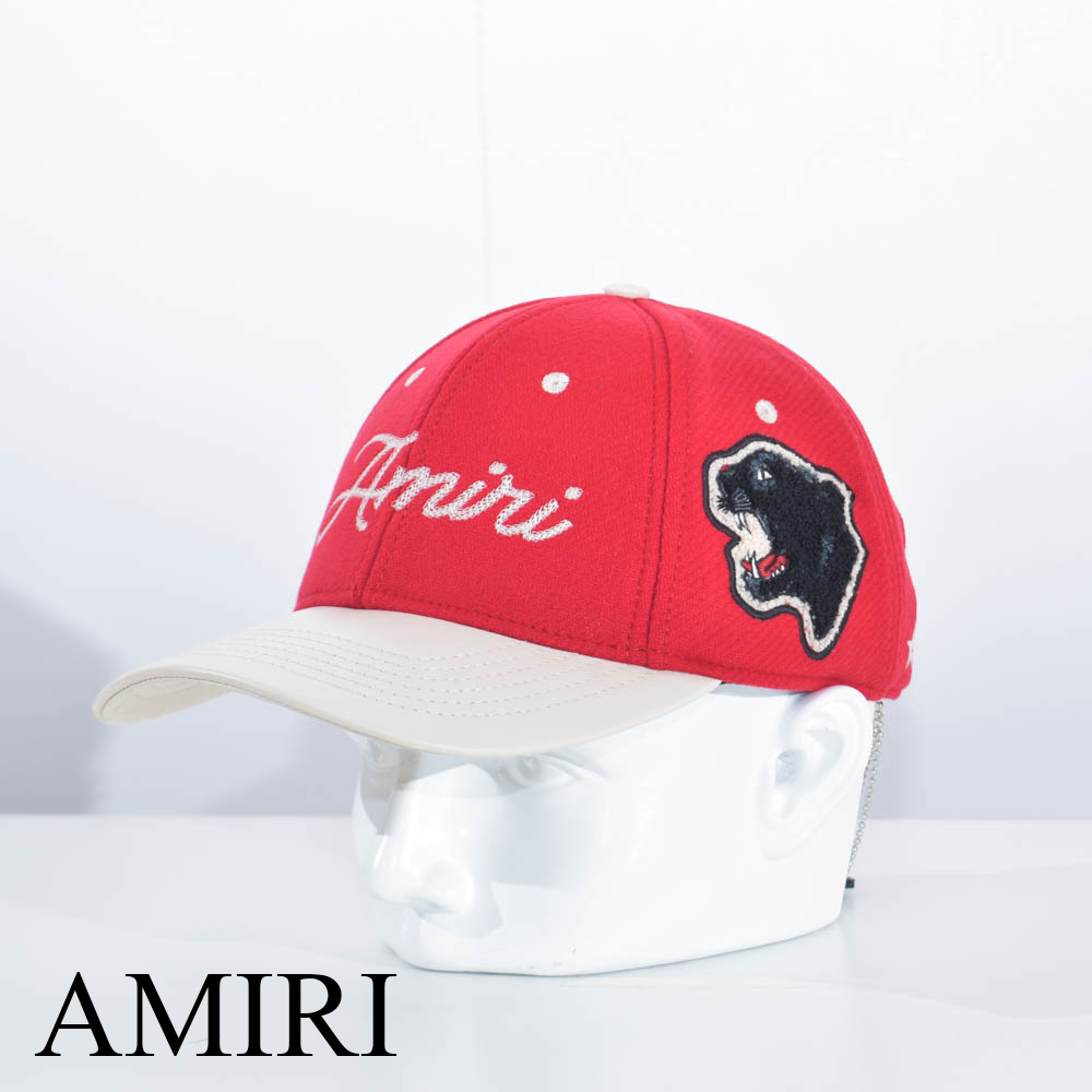 【AMIRI】Ma クアッドデニムハット ベースボールキャップ AMIRI レザーデニムキャップ MA QUAD DENIM HAT - メルカリ