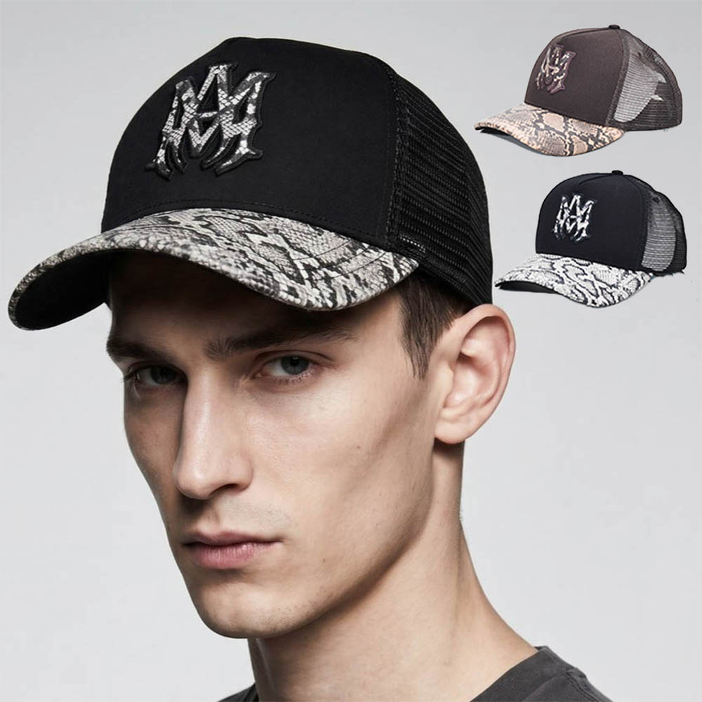 AMIRI アミリ 鳥打ち帽 かぶり笠 メンズ MA SNAKE TRUCKER HAT AMSAHE1040 2026春夏時季