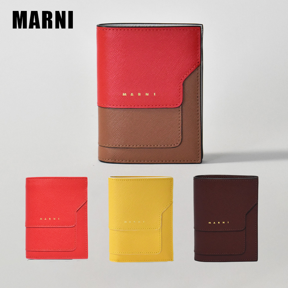 現品 マルニ ラウンドファスナー 二つ折り財布 財布 MARNI レディース