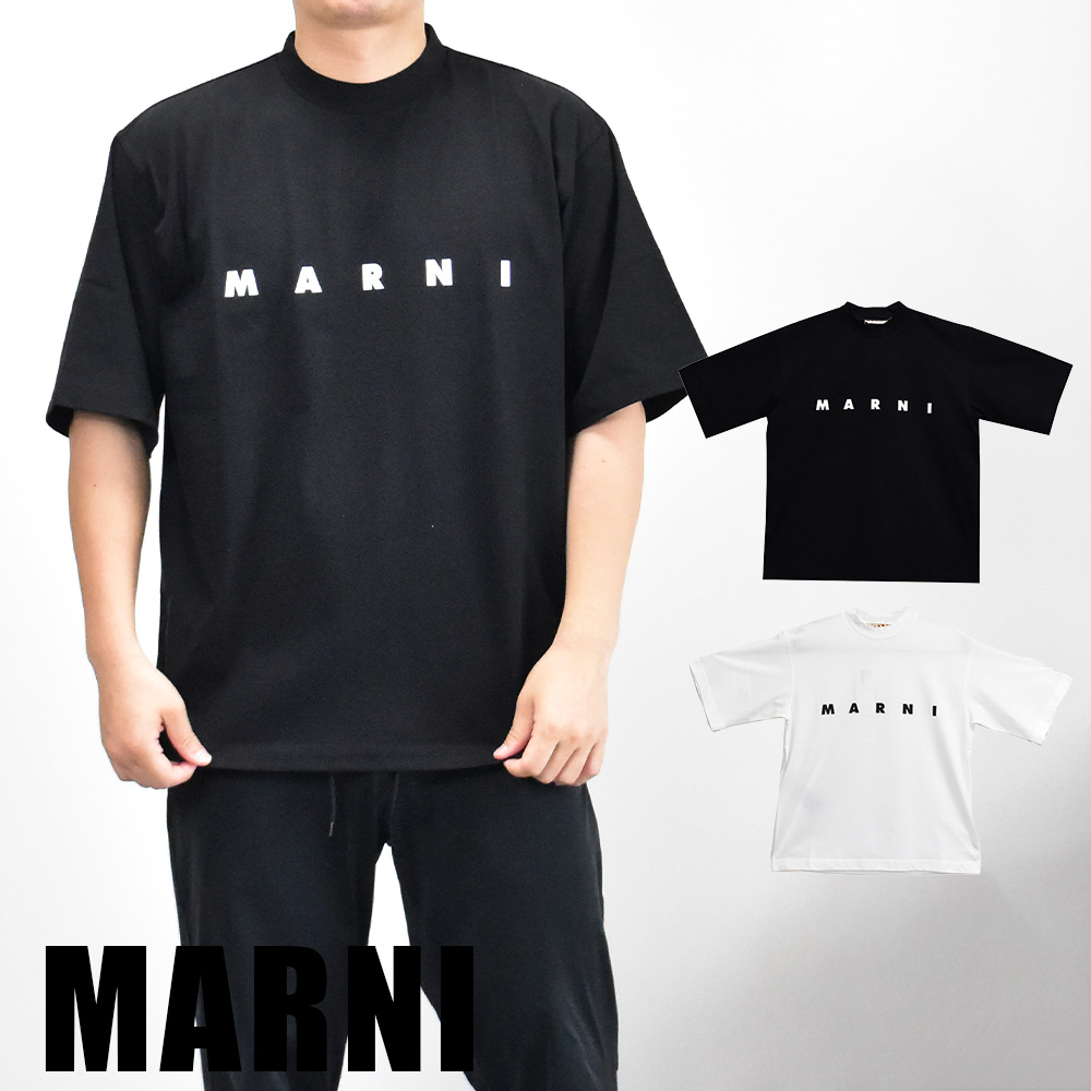 楽天市場】マルニ Tシャツ メンズ モックネック ロゴ シンプル 半袖