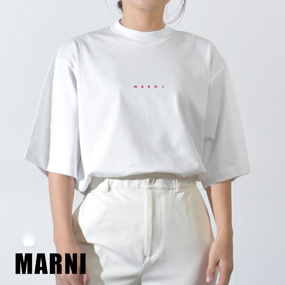 楽天市場】マルニ Tシャツ レディース 花柄 ロゴ フラワー 半袖