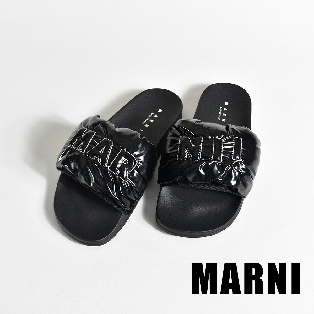 大人気⭐️マルニサンダル ALL BLACK 37/24センチ - iplace.co.il