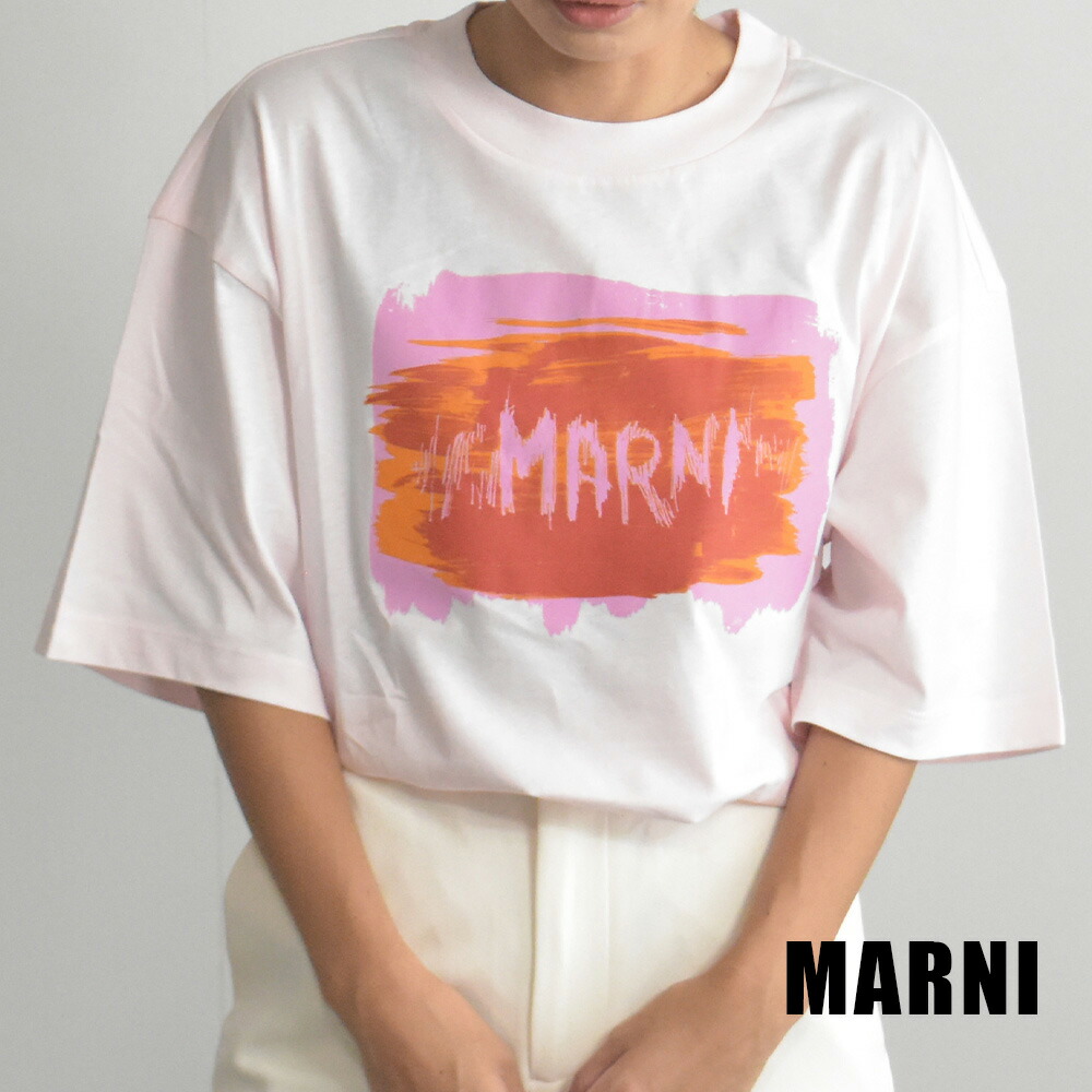 楽天市場】マルニ Tシャツ レディース 花柄 半袖 ブランド