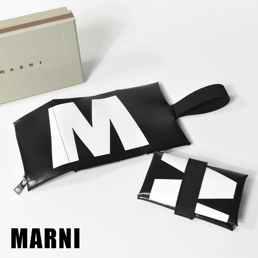 楽天市場】MARNI マルニ 二つ折り財布 PFMI0046Q0 LV520 メンズ