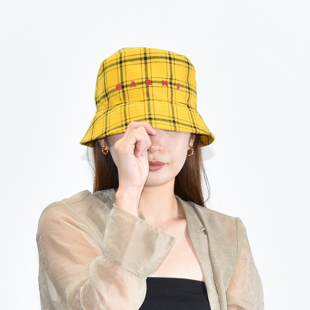 MARNI バケットハット CLZC0110SW UTN923 MARNI マルニ バケットハット CLZC0110SW UTN923 メンズ ロゴ