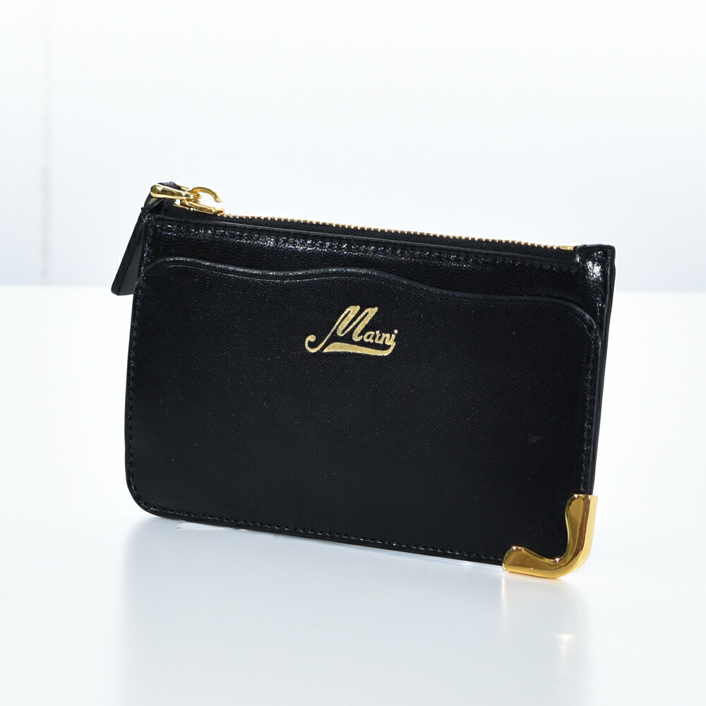 マルニ カードケース メンズ MARNI 本革 PFMI0002Q1 黒 青 楽天市場】マルニ カードケース 名刺入れ メンズ MARNI 定期入れ