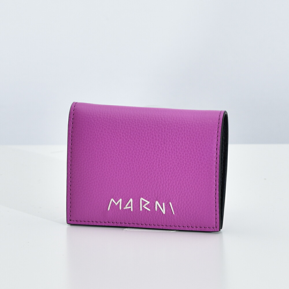 楽天市場】マルニ MARNI 2つ折り財布 小銭入れ付き ホワイト