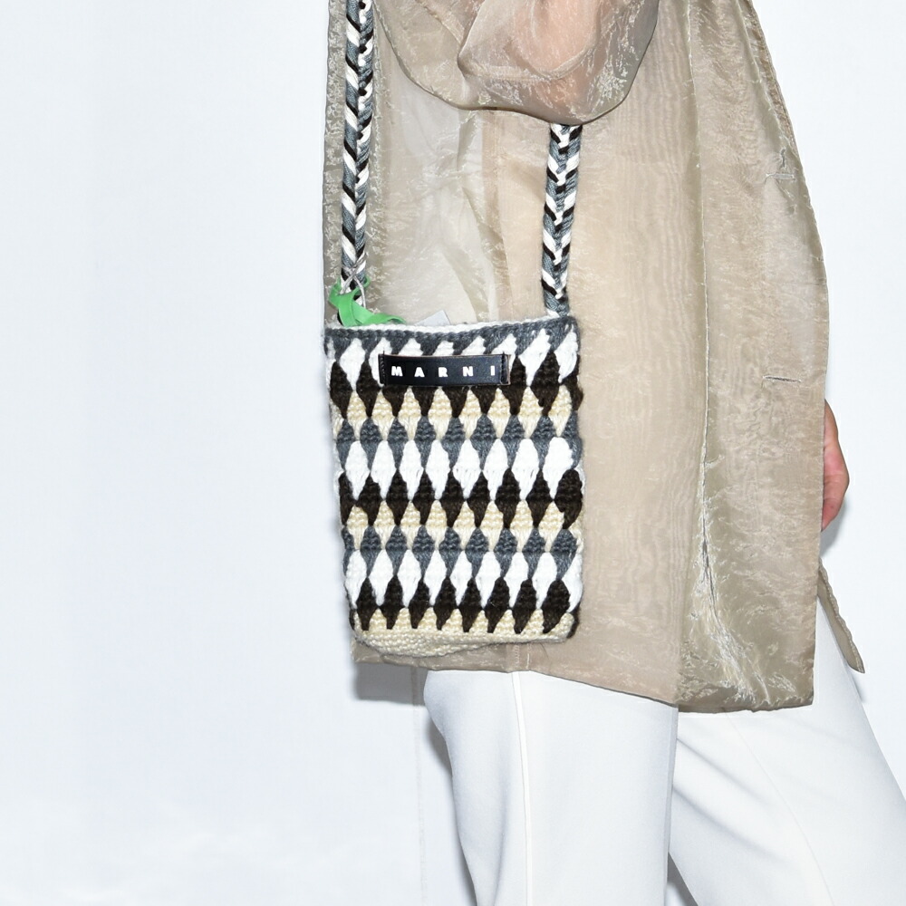 MARNI マルニ テックウール ミディアムバッグ ハンドバッグ 楽天市場】マルニ マルニマーケット テックウール MARNI MARKET