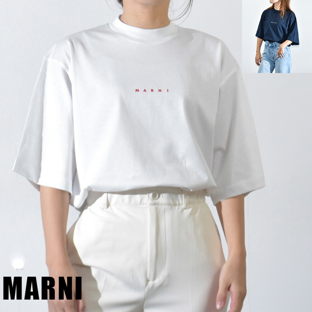 楽天市場】マルニ Tシャツ レディース 花柄 ロゴ フラワー 半袖
