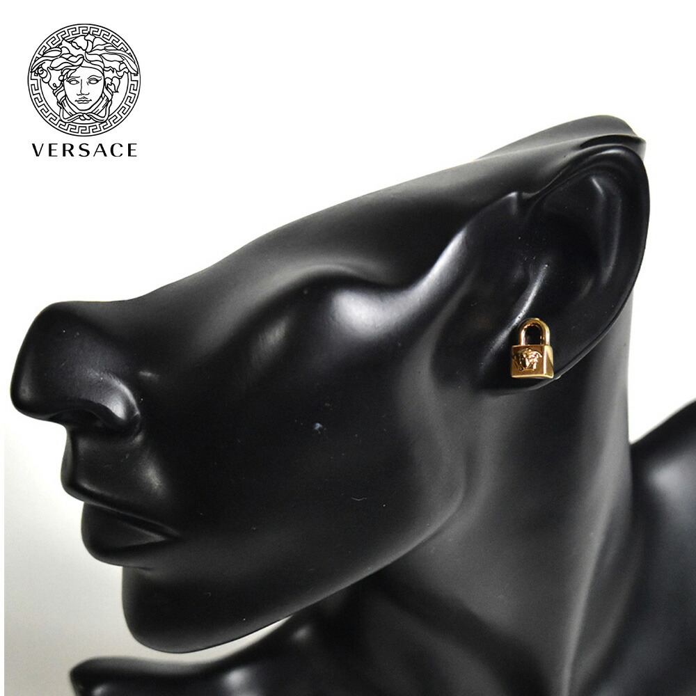 【VERSACE】ピアス 両耳 ゴールド メンズ 