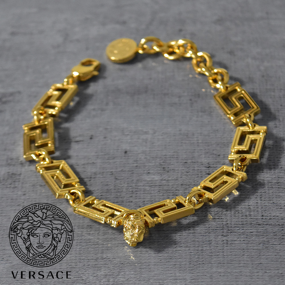 純正買蔵 Versace ヴェルサーチ ブレスレット ゴールド ブレスレット