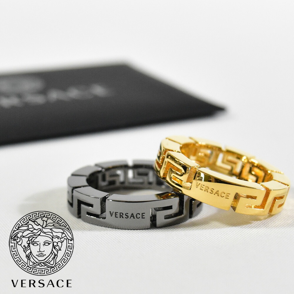 SALE正規品 VERSACE - ヴェルサーチ メンズ 指輪 リング グレカの通販