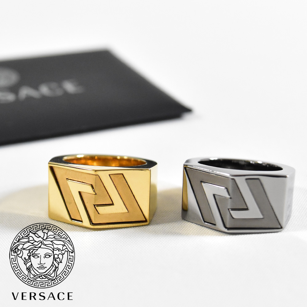 楽天市場】ヴェルサーチ リング 指輪 VERSACE メンズ グリークリング 