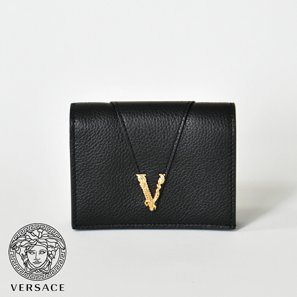 超安い VERSACE V 二つ折り財布 元値の半額 ロゴ 折り財布 - hotsport.rs