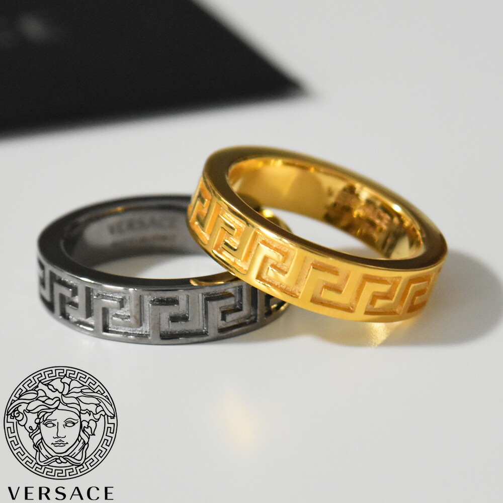 2022新作 Pre Autumn VERSACE ヴェルサーチ 指輪 メンズ リング