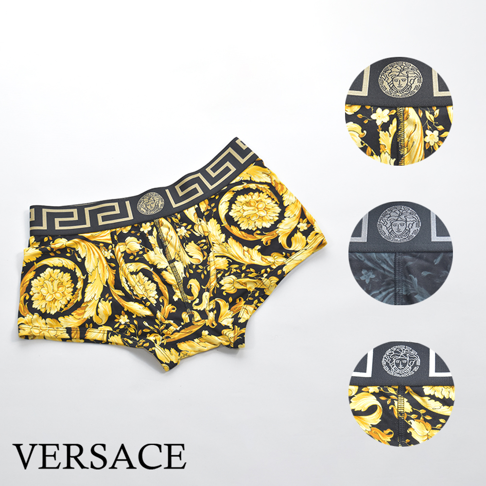 【正規】VERSACE ヴェルサーチェ バロック柄 グレカ ボクサーパンツ 5 楽天市場】ヴェルサーチ VERSACE メンズ 下着 アンダーウェア